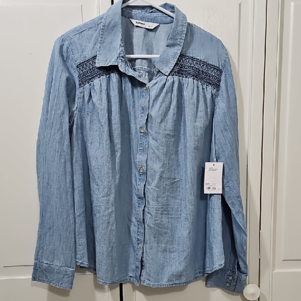 Sonoma Light Blue Button Down Shirt